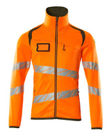 Mascot Accelerate Safe Warnschutz Fleecejacke – orange/moosgrün