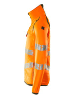 Mascot Accelerate Safe Warnschutz Fleecejacke – orange/moosgrün
