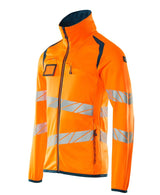 Mascot Accelerate Safe Warnschutz Fleecejacke – orange/dunkelpetroleum