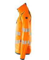 Mascot Accelerate Safe Warnschutz Fleecejacke – orange/dunkelpetroleum