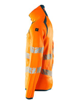 Mascot Accelerate Safe Warnschutz Fleecejacke – orange/dunkelpetroleum
