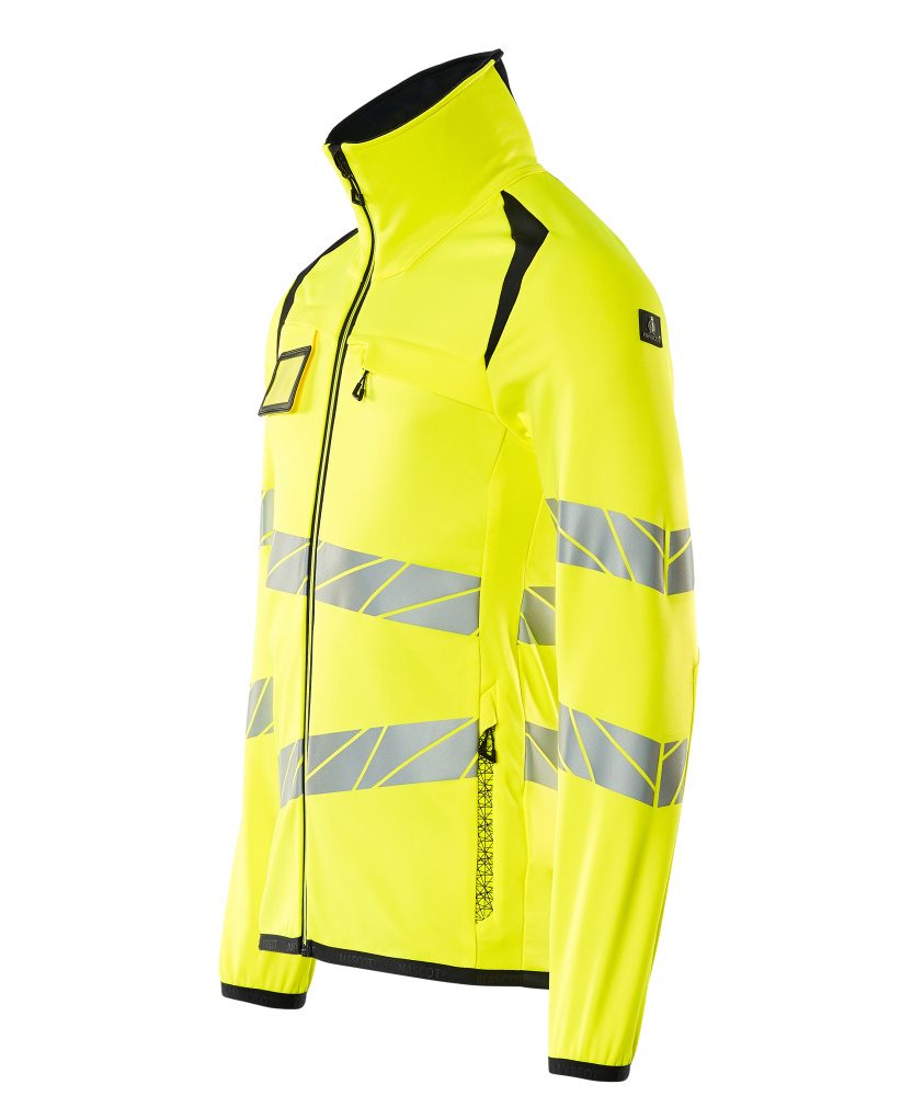 Mascot Accelerate Safe Warnschutz Fleecejacke – gelb/schwarzblau