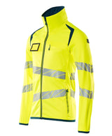 Mascot Accelerate Safe Warnschutz Fleecejacke – gelb/dunkelpetroleum