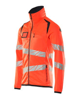 Mascot Accelerate Safe Warnschutz Fleecejacke – rot/schwarzblau