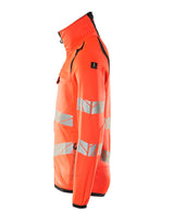 Mascot Accelerate Safe Warnschutz Fleecejacke – rot/schwarzblau