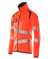 Mascot Accelerate Safe Warnschutz Fleecejacke – rot/dunkelanthrazit