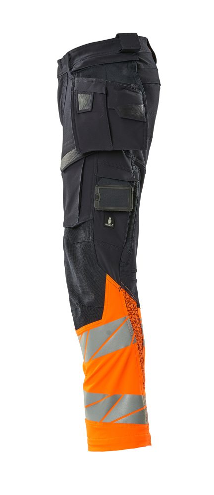 Mascot Accelerate Safe Warnschutz Bundhose Kl.1 19131-711 – schwarzblau/orange