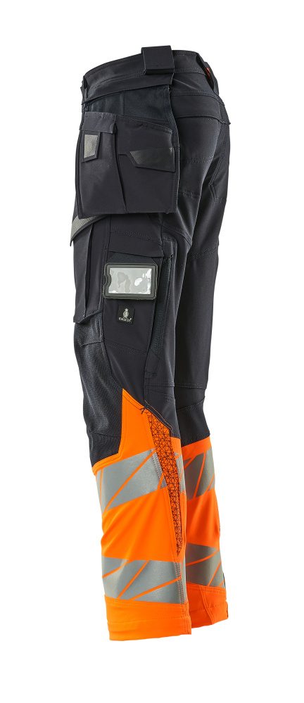 Mascot Accelerate Safe Warnschutz Bundhose Kl.1 19131-711 – schwarzblau/orange