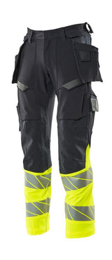 Mascot Accelerate Safe Warnschutz Bundhose Kl.1 19131-711 – schwarzblau/gelb