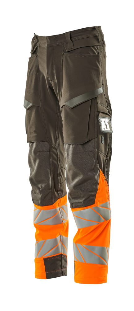 Mascot Accelerate Safe Warnschutz Bundhose Kl.1 19179-511 – dunkelanthrazit/orange