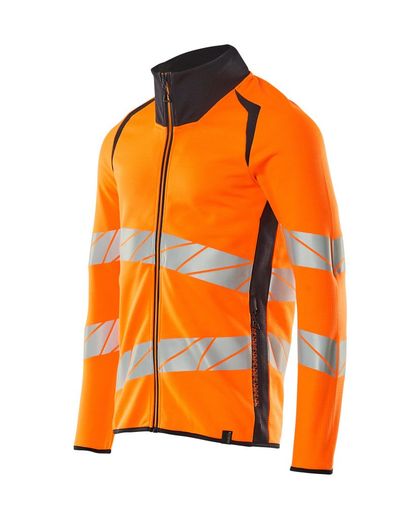 Mascot Accelerate Safe Warnschutz Sweatjacke – orange/schwarzblau