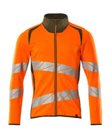 Mascot Accelerate Safe Warnschutz Sweatjacke – orange/moosgrün