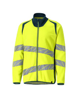 Mascot Accelerate Safe Warnschutz Sweatjacke – gelb/dunkelpetroleum