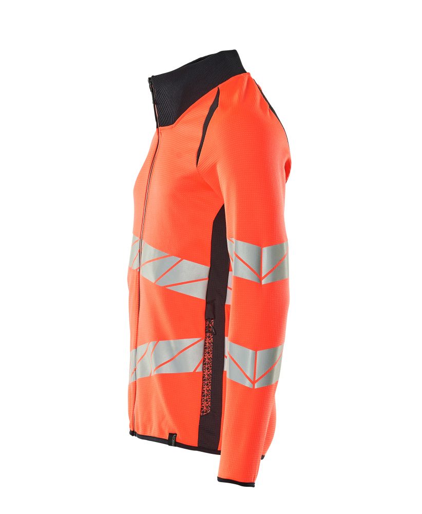 Mascot Accelerate Safe Warnschutz Sweatjacke – rot/schwarzblau