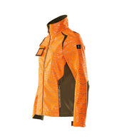 Mascot Damen Accelerate Safe Softshelljacke – orange/moosgrün