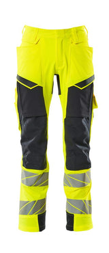 Mascot Kl.2 Accelerate Safe Warn Stretchbundhose 19279-510 – gelb/schwarzblau