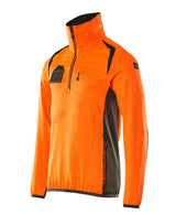 Mascot Accelerate Safe Fleecepullover – orange/dunkelanthrazit