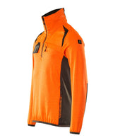 Mascot Accelerate Safe Fleecepullover – orange/dunkelanthrazit