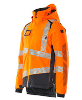 Mascot Accelerate Safe Warn-Winterjacke zweifarbig – orange/schwarzblau
