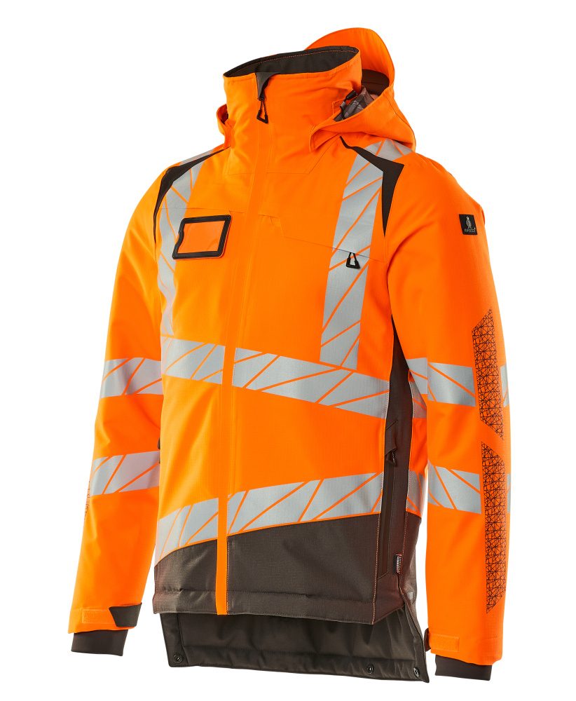 Mascot Accelerate Safe Warn-Winterjacke zweifarbig – orange/dunkelanthrazit