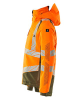 Mascot Accelerate Safe Warn-Winterjacke zweifarbig – orange/moosgrün