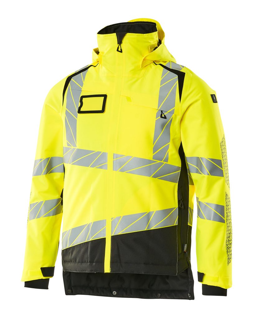 Mascot Accelerate Safe Warn-Winterjacke zweifarbig – gelb/schwarz