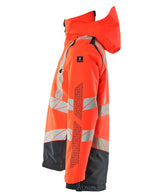 Mascot Accelerate Safe Warn-Winterjacke zweifarbig – rot/schwarzblau