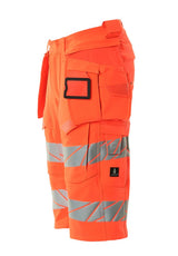 Mascot Accelerate Safe Warn-Handwerkershorts – rot