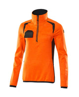 Mascot Damen Accelerate Safe Fleecepullover – orange/schwarzblau