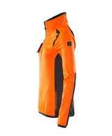 Mascot Damen Accelerate Safe Fleecepullover – orange/schwarzblau