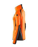 Mascot Damen Accelerate Safe Fleecepullover – orange/schwarzblau