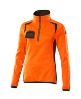 Mascot Damen Accelerate Safe Fleecepullover – orange/dunkelanthrazit
