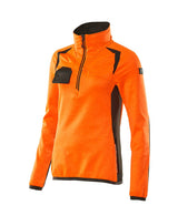 Mascot Damen Accelerate Safe Fleecepullover – orange/dunkelanthrazit