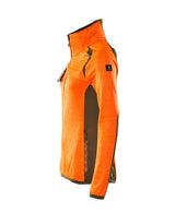 Mascot Damen Accelerate Safe Fleecepullover – orange/moosgrün