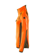 Mascot Damen Accelerate Safe Fleecepullover – orange/moosgrün