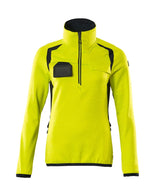 Mascot Damen Accelerate Safe Fleecepullover – gelb/schwarzblau