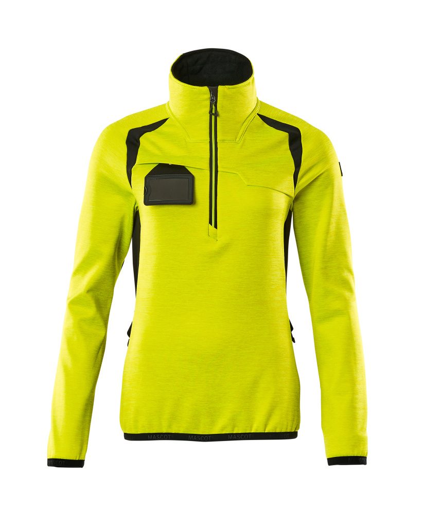 Mascot Damen Accelerate Safe Fleecepullover – gelb/schwarz