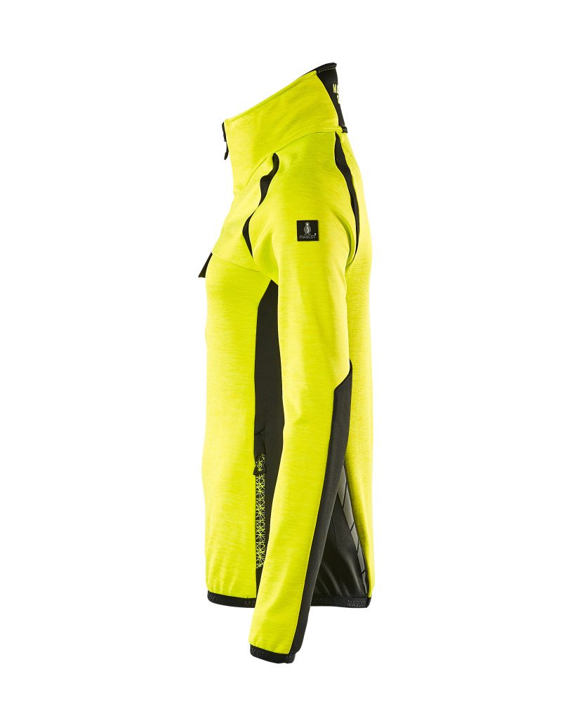 Mascot Damen Accelerate Safe Fleecepullover – gelb/schwarz