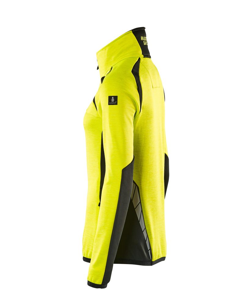 Mascot Damen Accelerate Safe Fleecepullover – gelb/schwarz