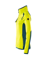 Mascot Damen Accelerate Safe Fleecepullover – gelb/dunkelpetroleum