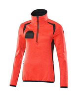 Mascot Damen Accelerate Safe Fleecepullover – rot/schwarzblau