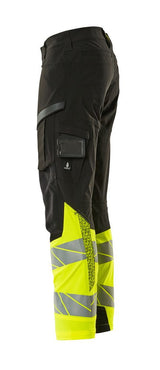 Mascot Kl.1 Accelerate Safe Warn Stretchbundhose – schwarz/gelb