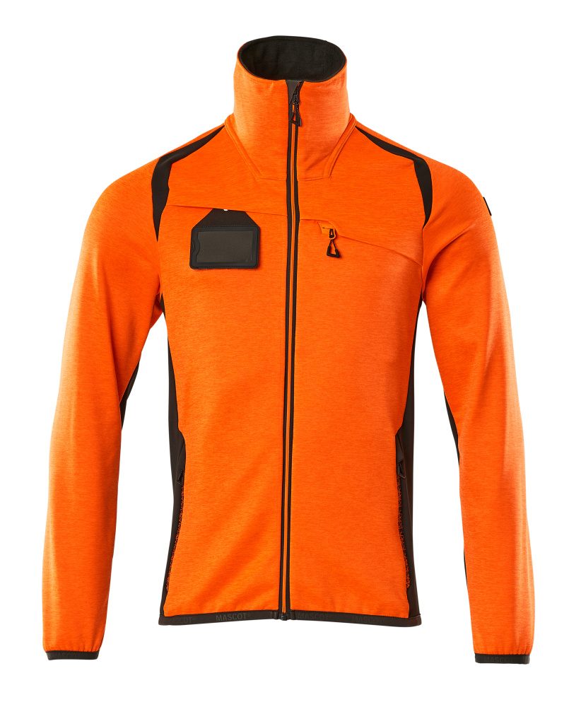 Mascot Accelerate Safe Fleecejacke – orange/dunkelanthrazit