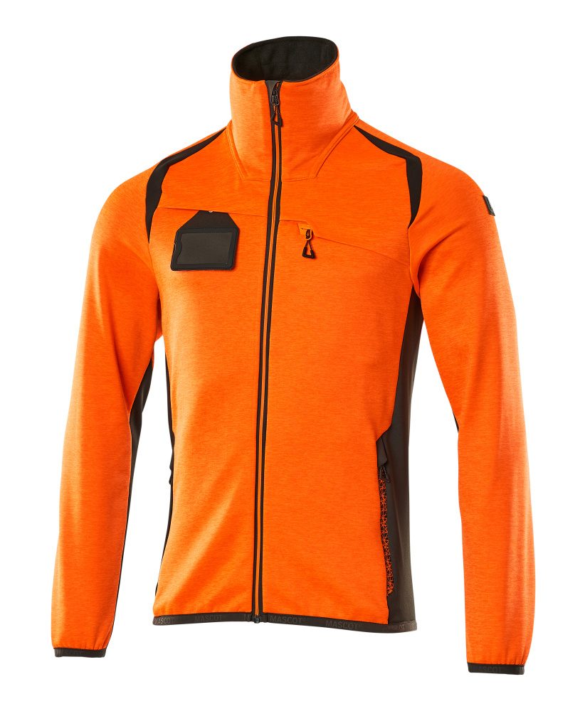 Mascot Accelerate Safe Fleecejacke – orange/dunkelanthrazit