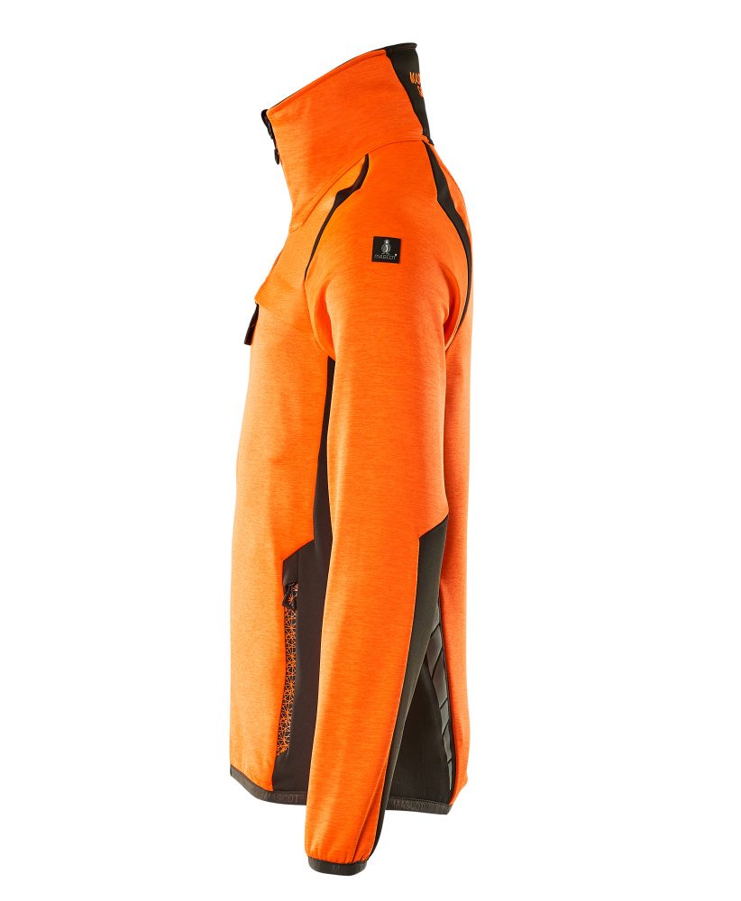 Mascot Accelerate Safe Fleecejacke – orange/dunkelanthrazit
