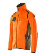 Mascot Accelerate Safe Fleecejacke – orange/moosgrün