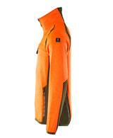 Mascot Accelerate Safe Fleecejacke – orange/moosgrün