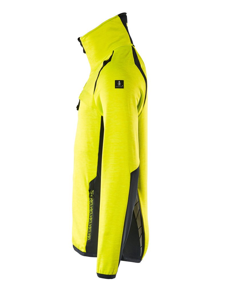 Mascot Accelerate Safe Fleecejacke – gelb/schwarzblau