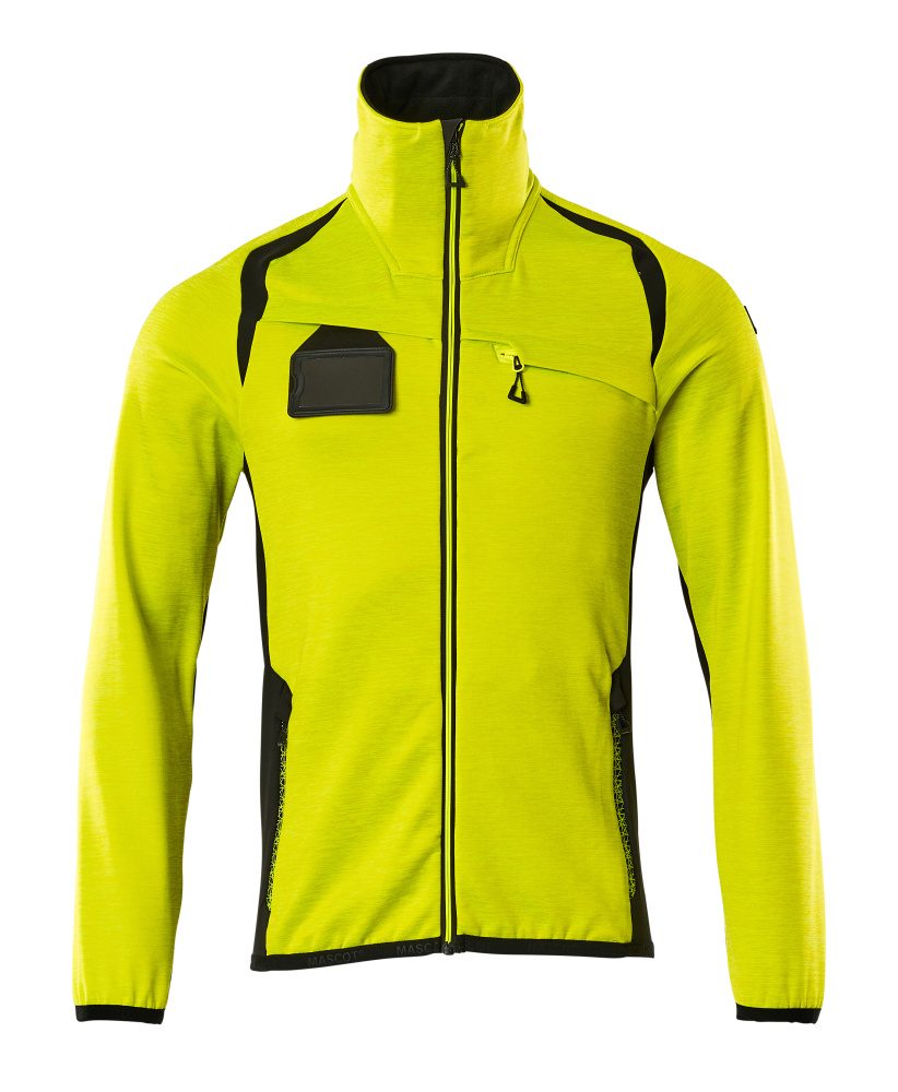 Mascot Accelerate Safe Fleecejacke – gelb/schwarz