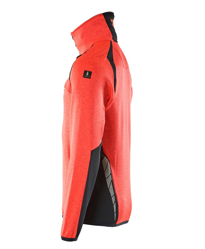 Mascot Accelerate Safe Fleecejacke – rot/schwarzblau